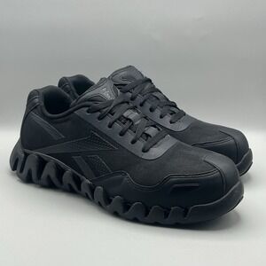 Reebok Work Zig Pulse Composite Toe Black Slip Resistant Boot - Men's Size 10 W